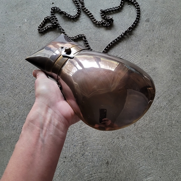 Solid aged brass bag unique only small qty made - Picture 10 of 10